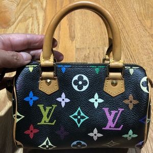 LOUIS VUITTON authentic mini multicolor speedy